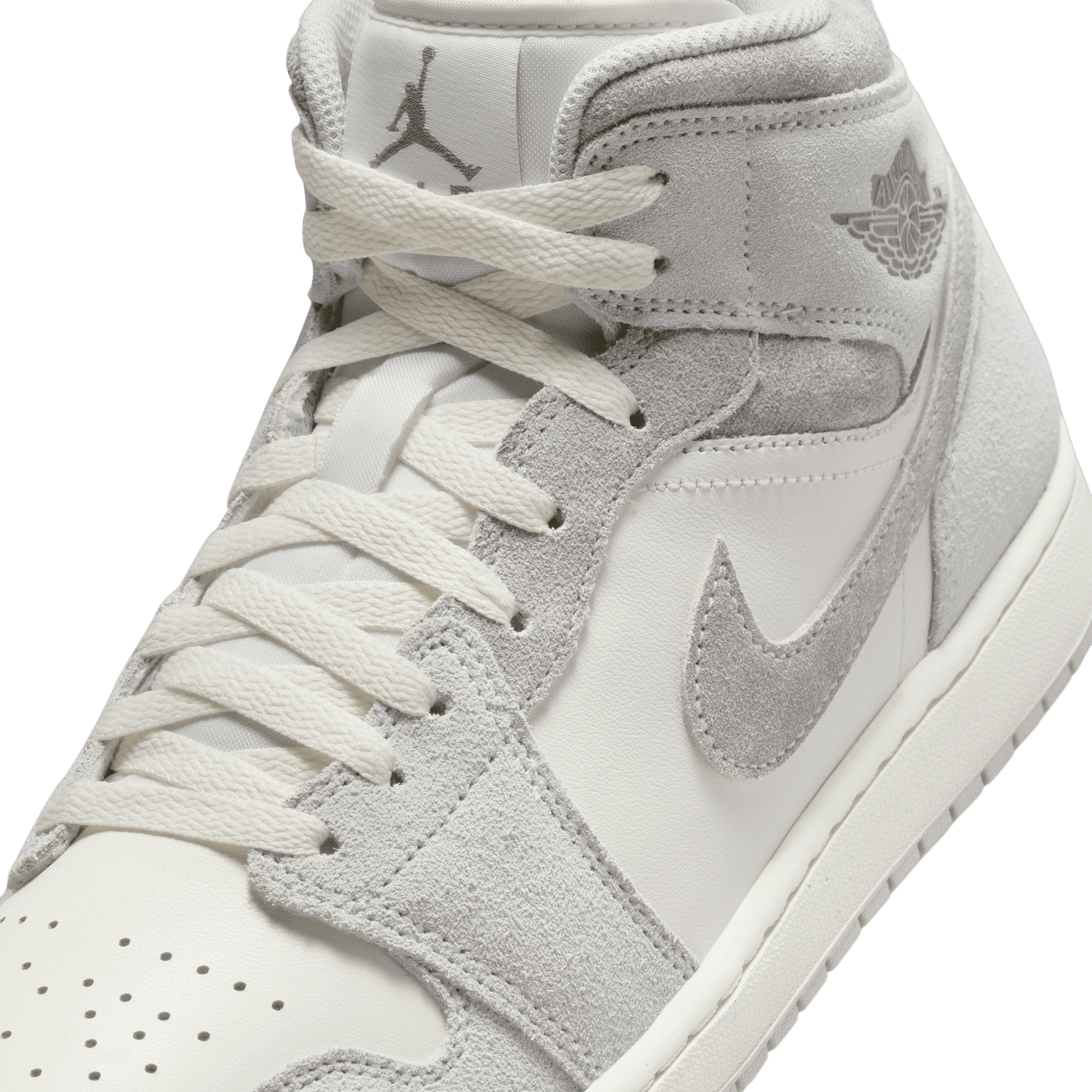 Fashion air jordan 1 mid grey