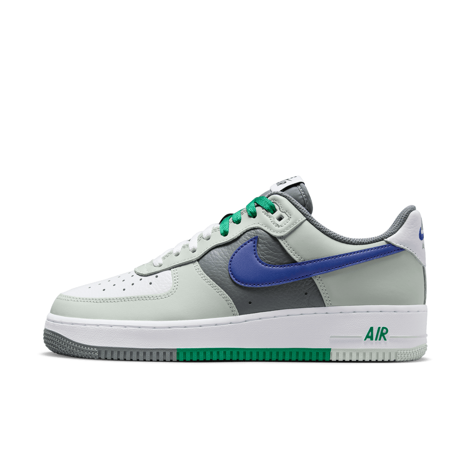 Nike Air Force 1 LV8 GS Shoes - Size 5.5Y - White / University Red-Blue Void