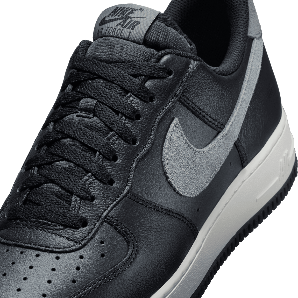 Nike Air Force 1 '07 LV8 (Black/Smoke Grey-Dark Smoke Grey) - Nike Air Force 1 '07 LV8 (Black/Smoke Grey-Dark Smoke Grey) - 