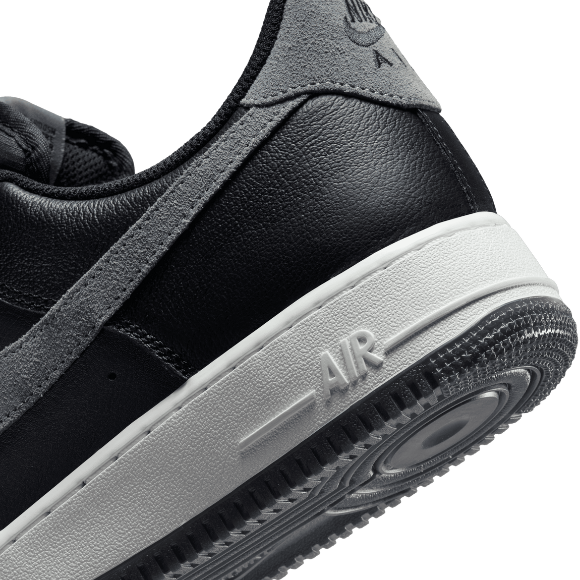 Nike Air Force 1 '07 LV8 (Black/Smoke Grey-Dark Smoke Grey) - Nike Air Force 1 '07 LV8 (Black/Smoke Grey-Dark Smoke Grey) - 