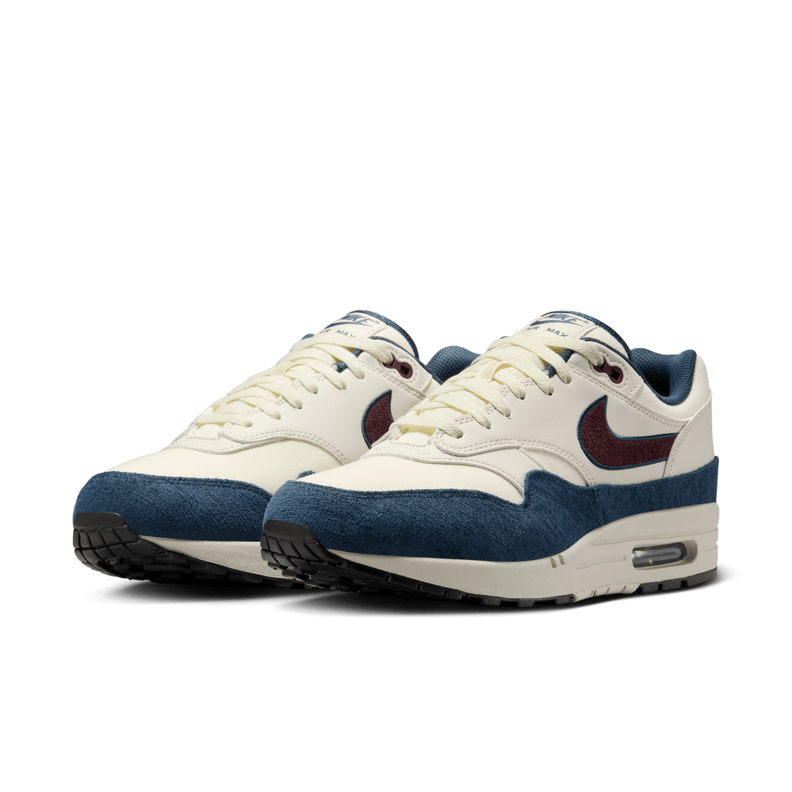 Nike Air Max 1 (Coconut Milk/Burgundy Crush-Armory Navy) - Nike Air Max 1 (Coconut Milk/Burgundy Crush-Armory Navy) - 