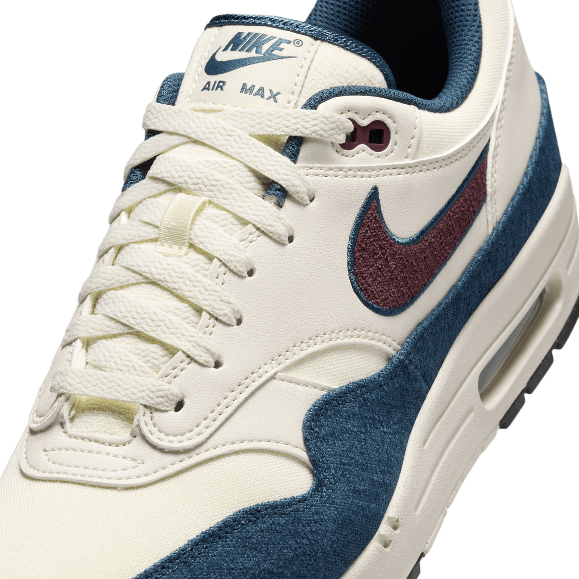 Nike Air Max 1 (Coconut Milk/Burgundy Crush-Armory Navy) - Nike Air Max 1 (Coconut Milk/Burgundy Crush-Armory Navy) - 