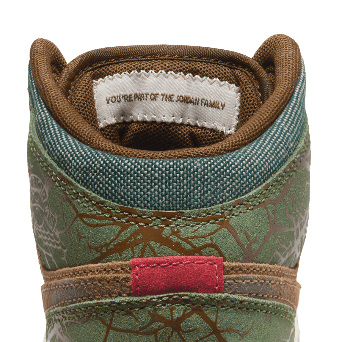 Air Jordan 1 Mid Sneaker School GS (Archaeo Brown/Light Olive-Treeline) - Air Jordan 1 Mid Sneaker School GS (Archaeo Brown/Light Olive-Treeline) - 