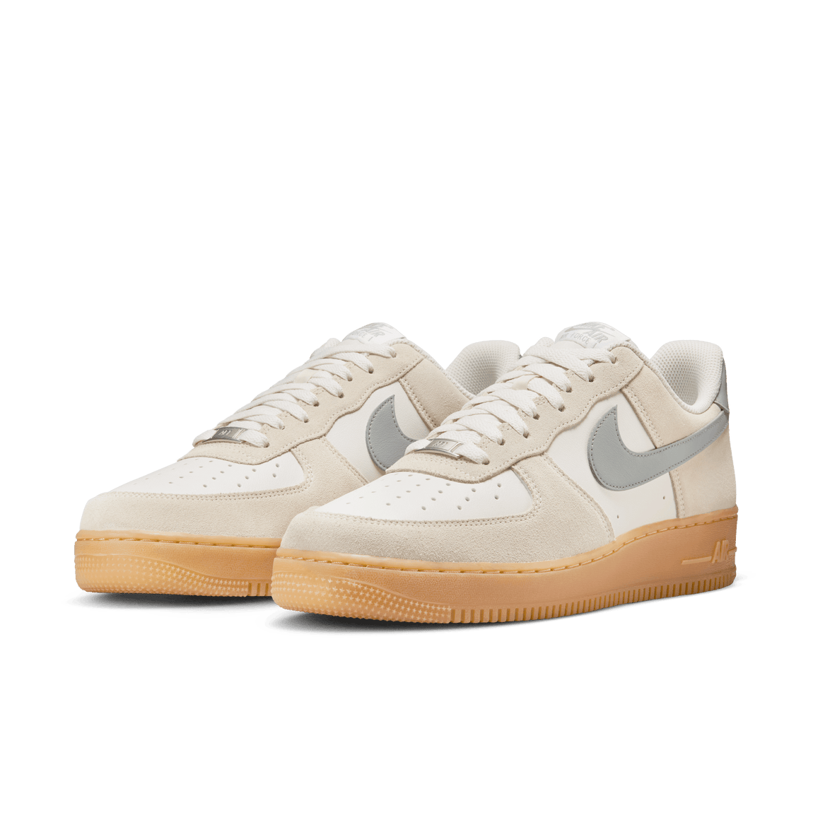 Nike Air Force 1 '07 LV8 (Phantom/Lt Smoke Grey-Gum Yellow) - Nike Air Force 1 '07 LV8 (Phantom/Lt Smoke Grey-Gum Yellow) - 