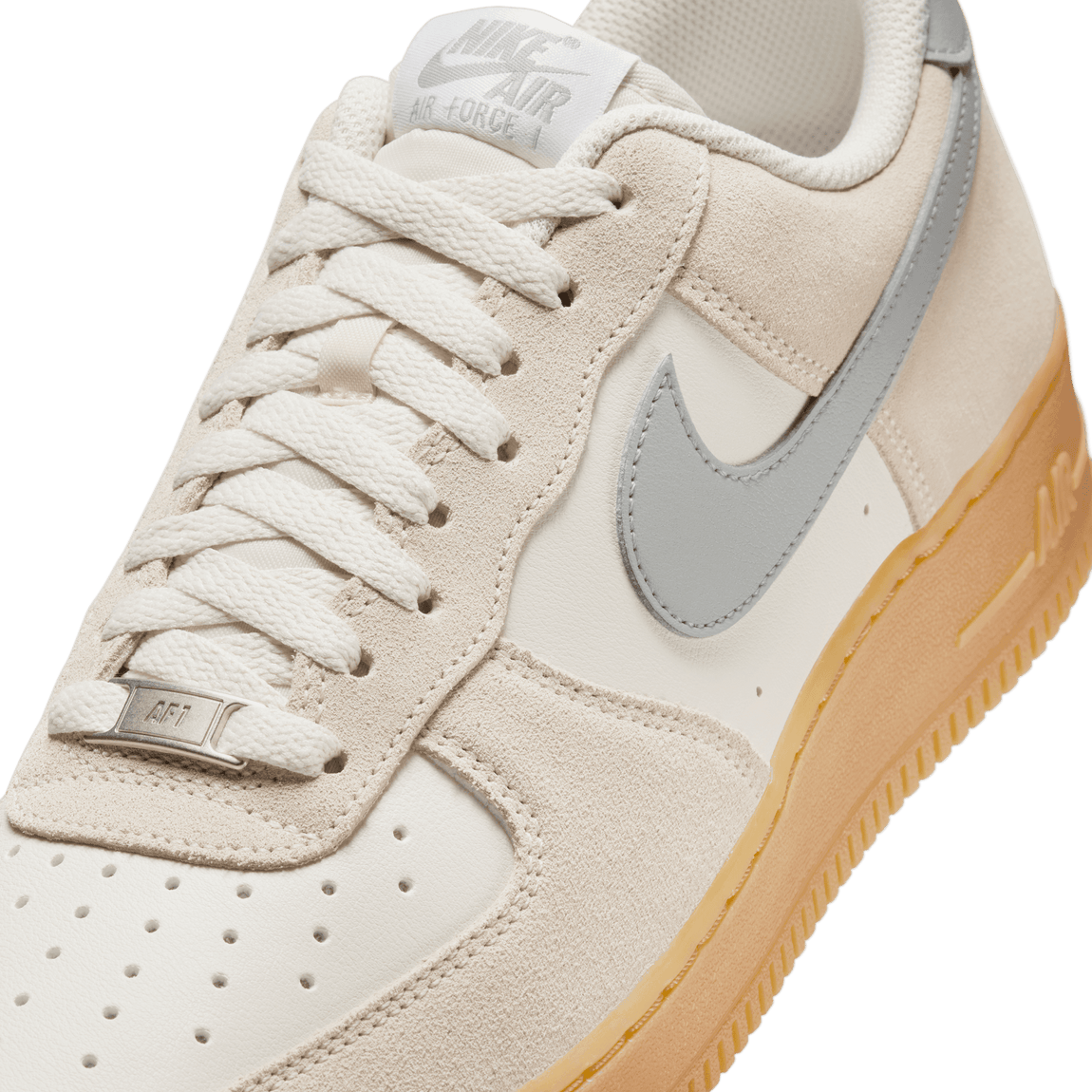 Nike Air Force 1 '07 LV8 (Phantom/Lt Smoke Grey-Gum Yellow) - Nike Air Force 1 '07 LV8 (Phantom/Lt Smoke Grey-Gum Yellow) - 