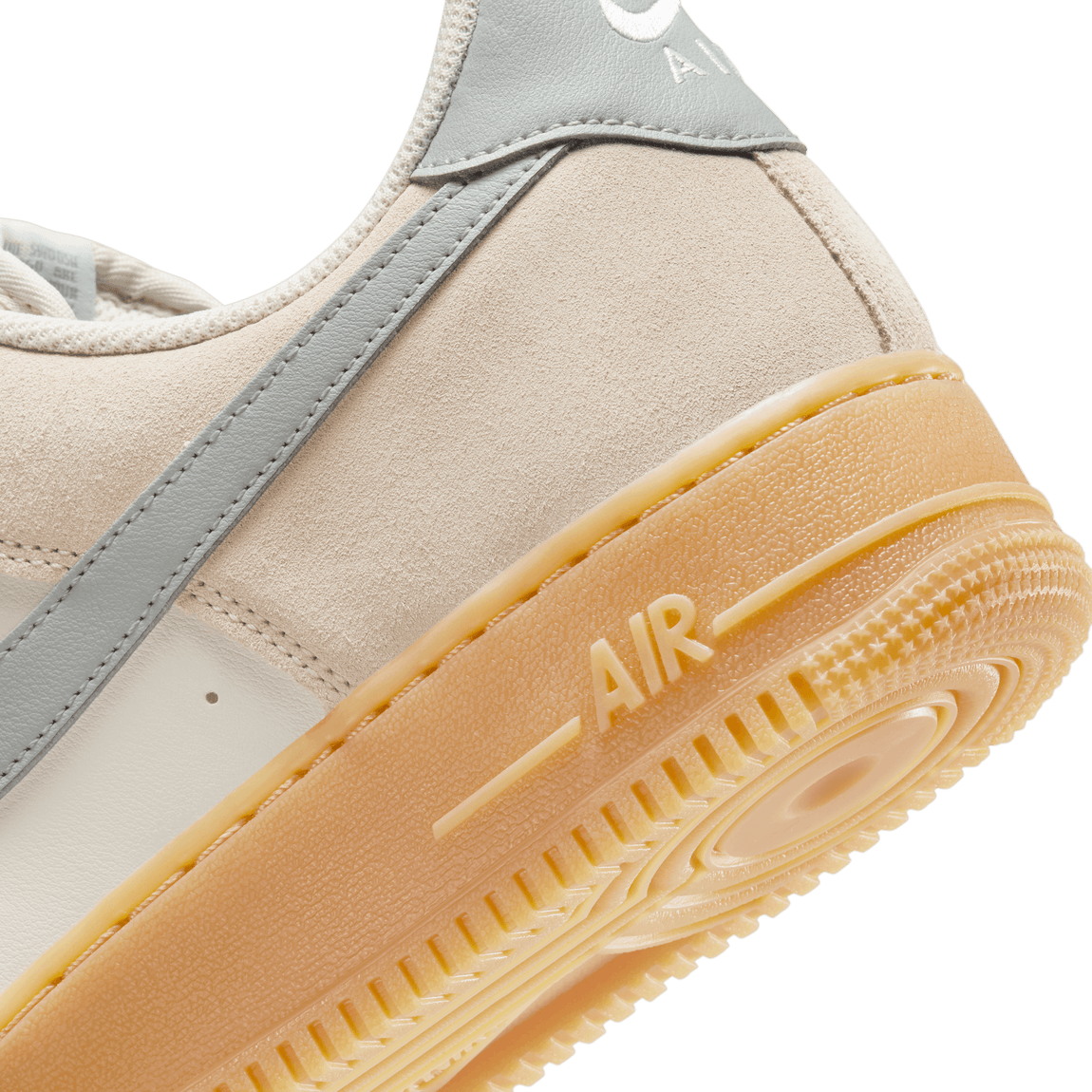 Nike Air Force 1 '07 LV8 (Phantom/Lt Smoke Grey-Gum Yellow) - Nike Air Force 1 '07 LV8 (Phantom/Lt Smoke Grey-Gum Yellow) - 