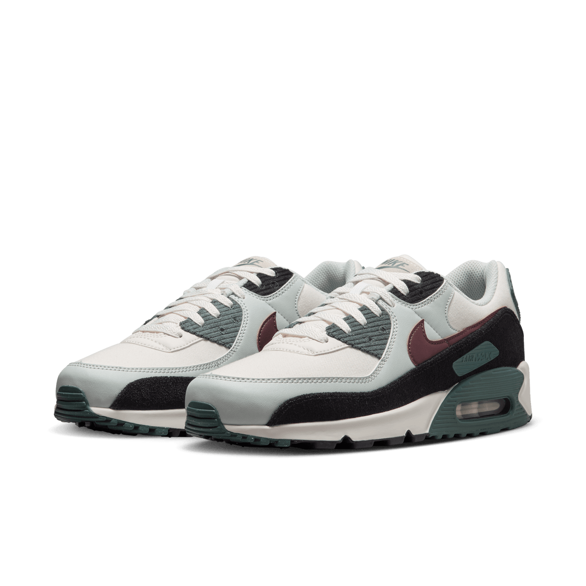 Nike Air Max 90 Premium Phantom Burgundy Crush Vintage Green Centre