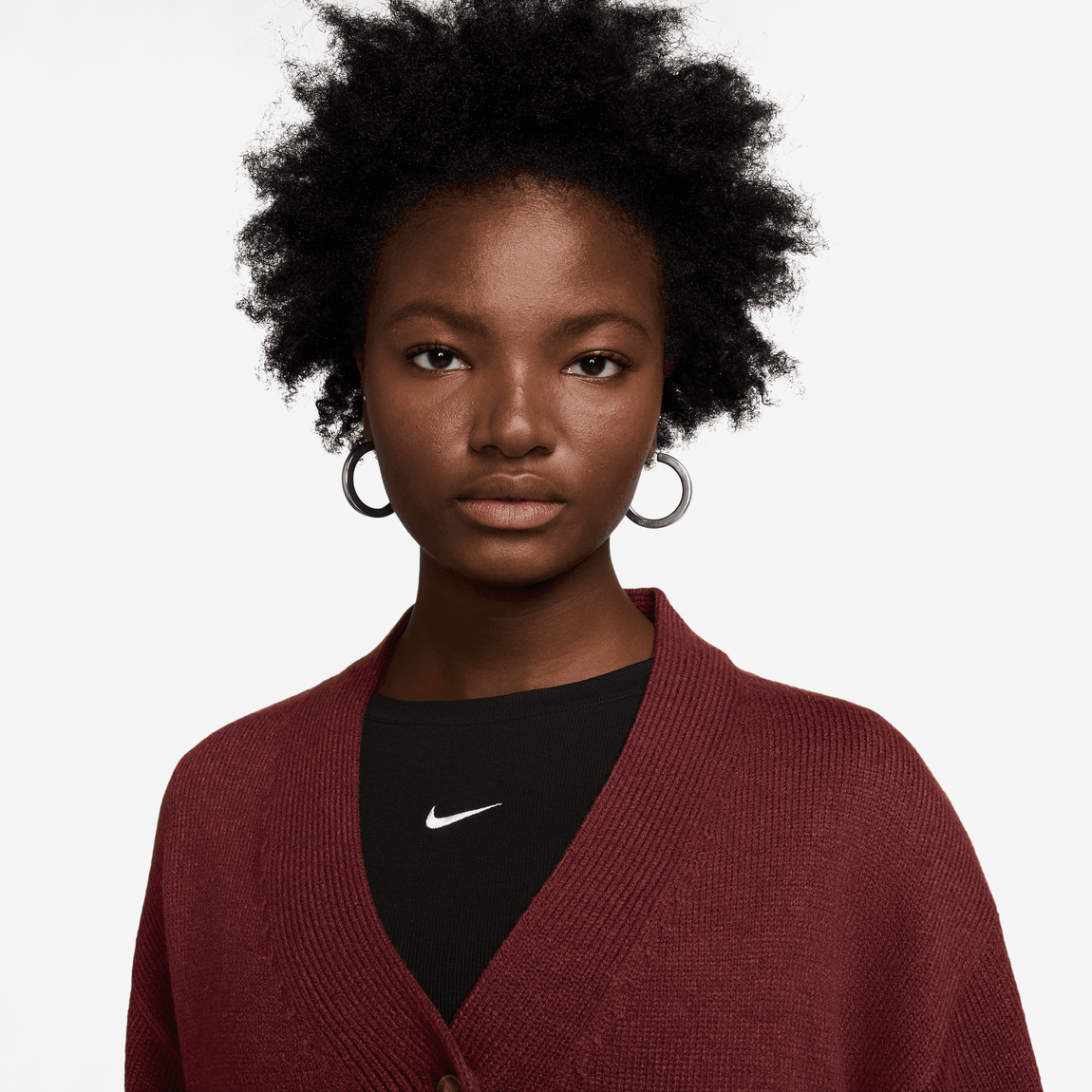 Nike Women by YOON Cardigan (Dark Team Red/Phantom) - Nike Women by YOON Cardigan (Dark Team Red/Phantom) - 