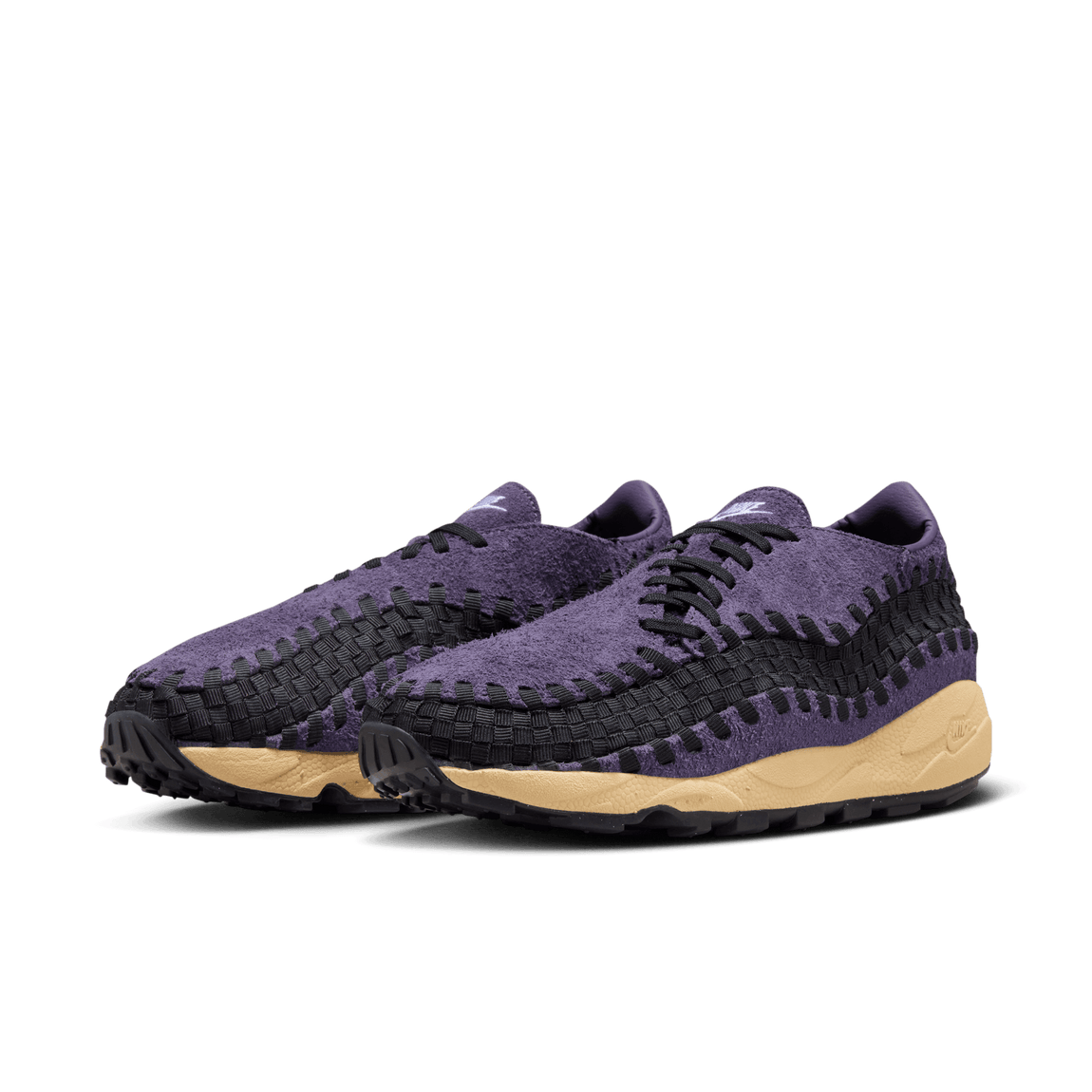 Women's  Nike Air Footscape Woven (Dark Raisin/White-Black-Sesame) - Women's  Nike Air Footscape Woven (Dark Raisin/White-Black-Sesame) - 