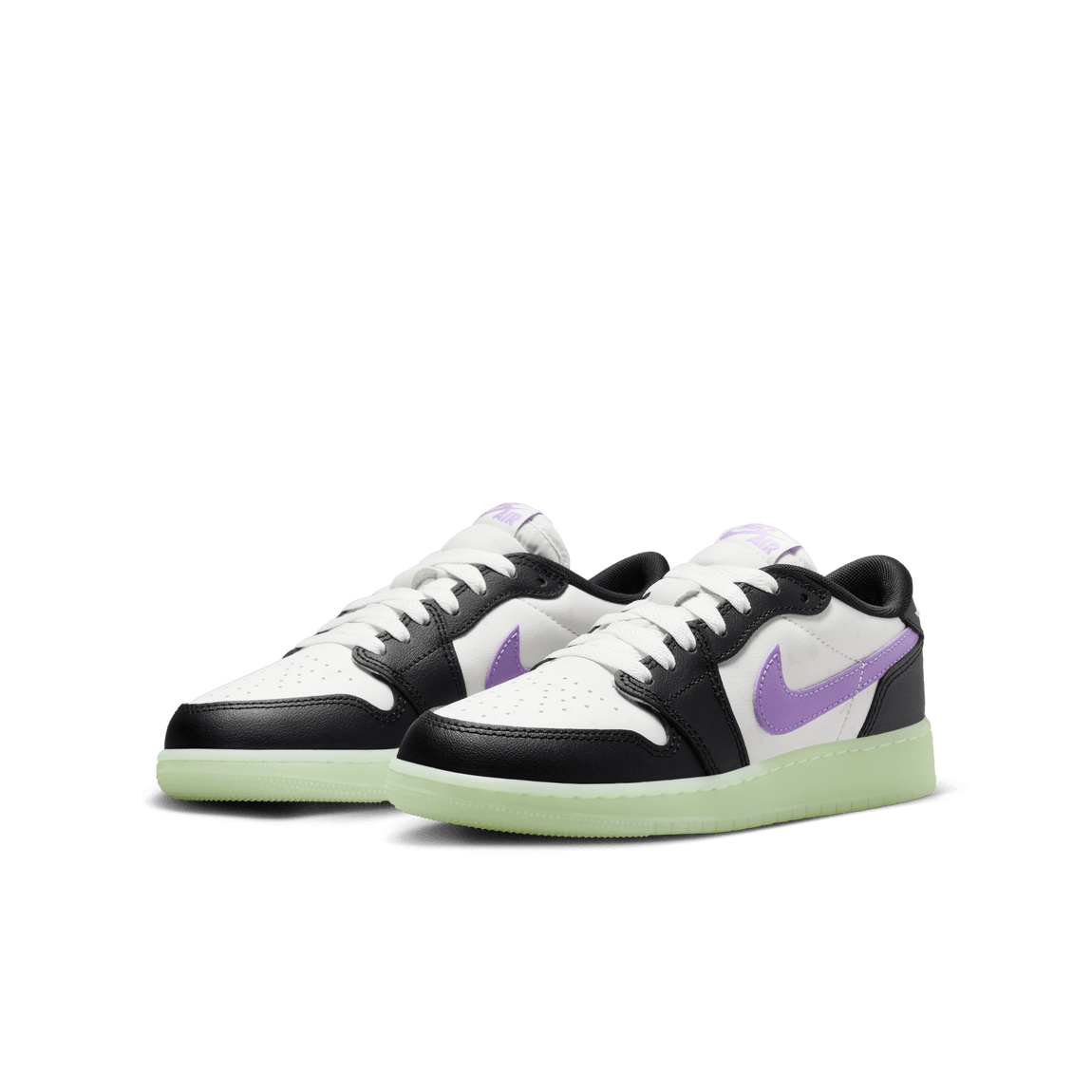 Air Jordan 1 Retro Low GS (Black/Black Raspberry-Volt Tint) 9/24 - Air Jordan 1 Retro Low GS (Black/Black Raspberry-Volt Tint) 9/24 - 