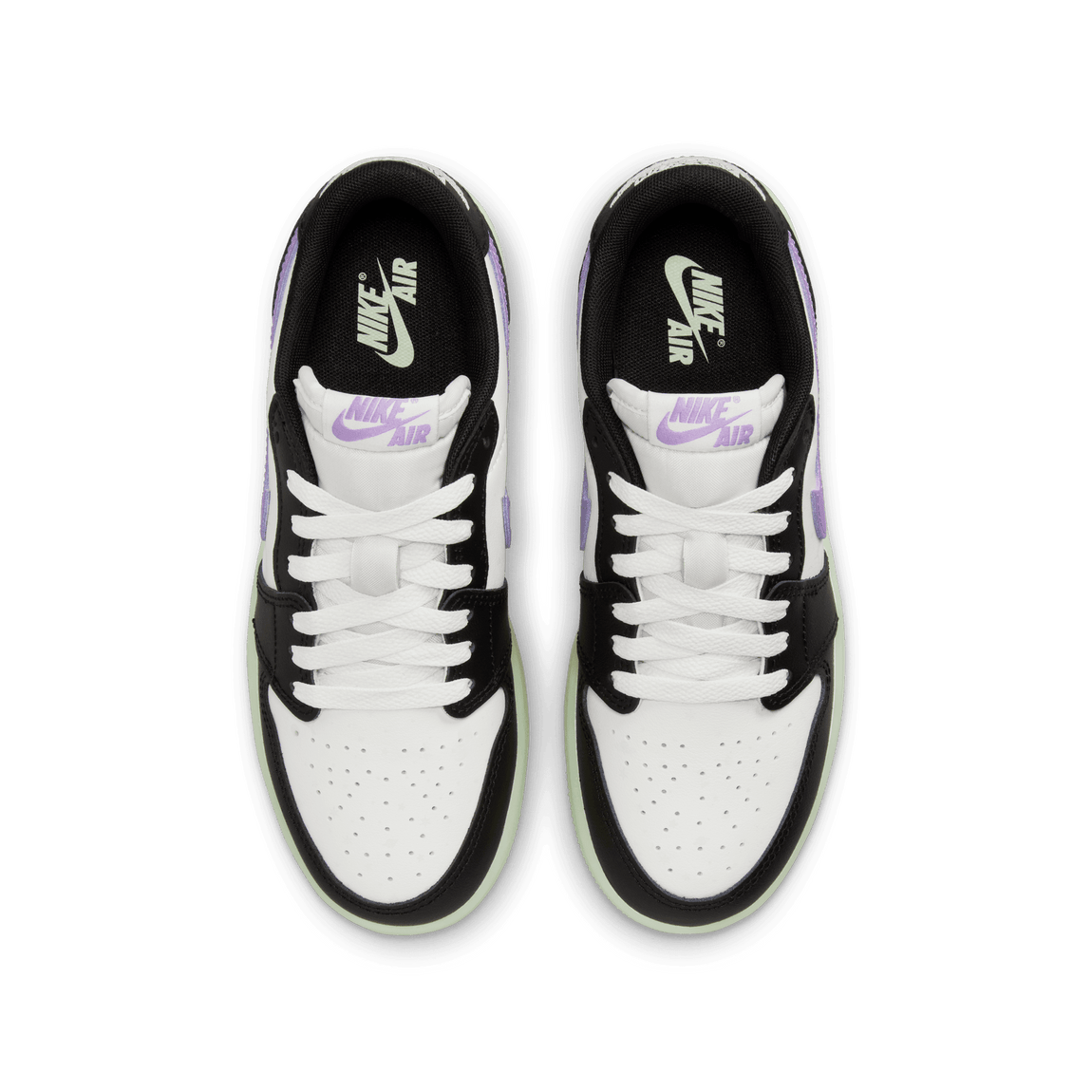 Air Jordan 1 Retro Low GS (Black/Black Raspberry-Volt Tint) 9/24 - Air Jordan 1 Retro Low GS (Black/Black Raspberry-Volt Tint) 9/24 - 