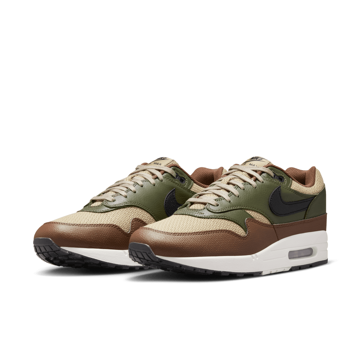 Nike Air Max 1 Essential Premium (Neutral Olive/Black-Cargo Khaki) - Nike Air Max 1 Essential Premium (Neutral Olive/Black-Cargo Khaki) - 