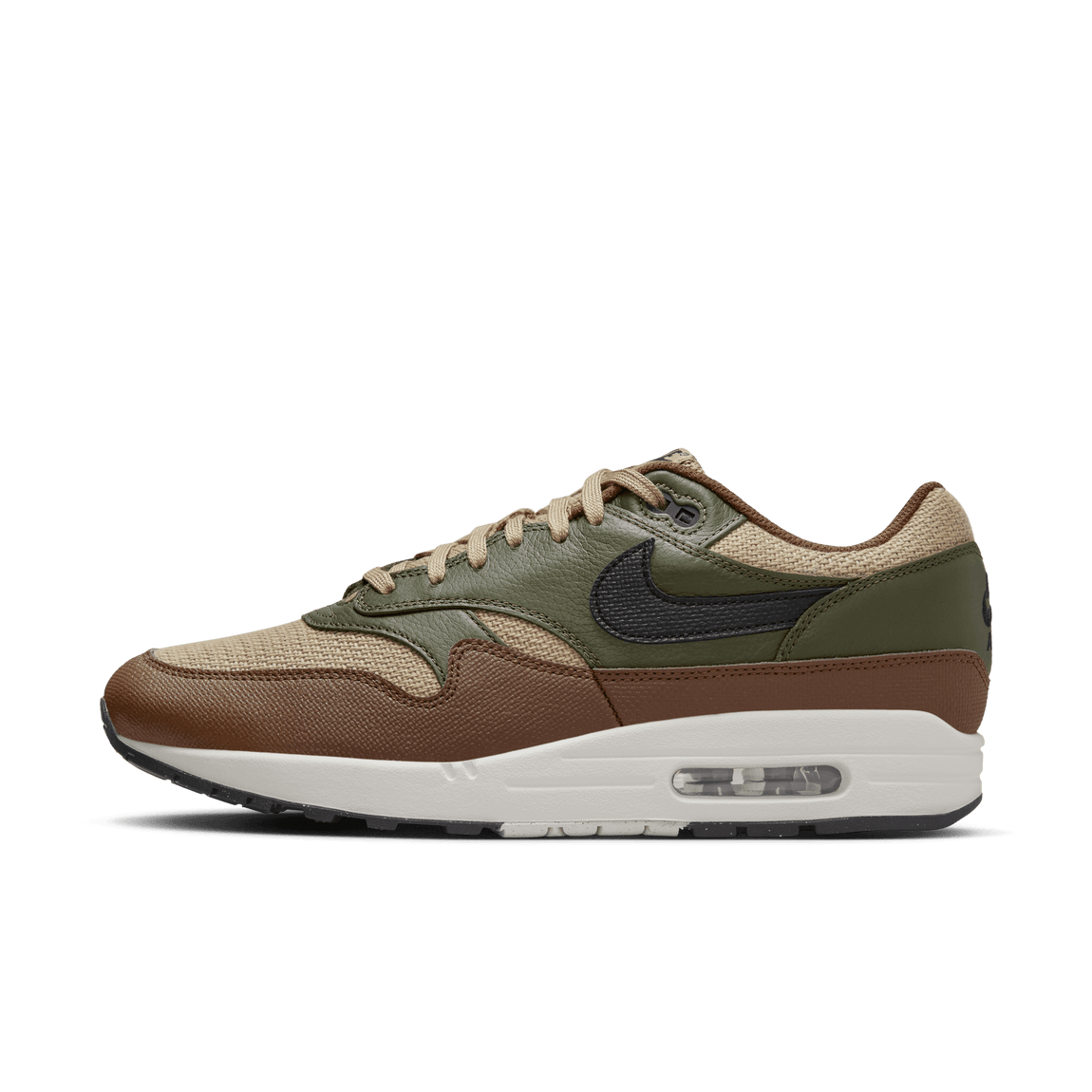 Nike Air Max 1 Essential Premium (Neutral Olive/Black-Cargo Khaki) - Nike Air Max 1 Essential Premium (Neutral Olive/Black-Cargo Khaki) - 