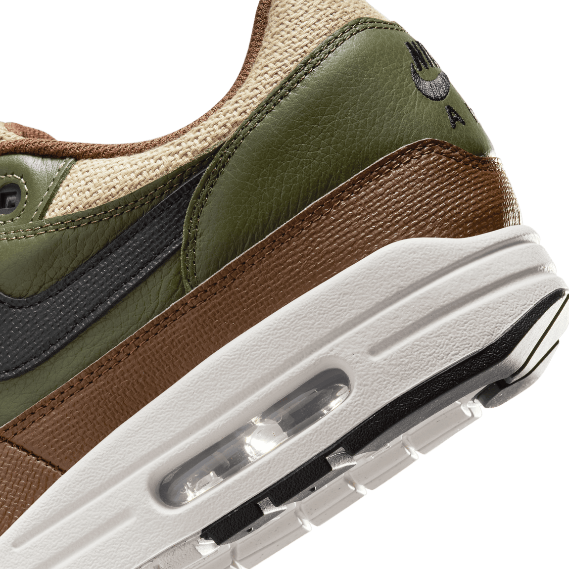 Nike Air Max 1 Essential Premium (Neutral Olive/Black-Cargo Khaki) - Nike Air Max 1 Essential Premium (Neutral Olive/Black-Cargo Khaki) - 