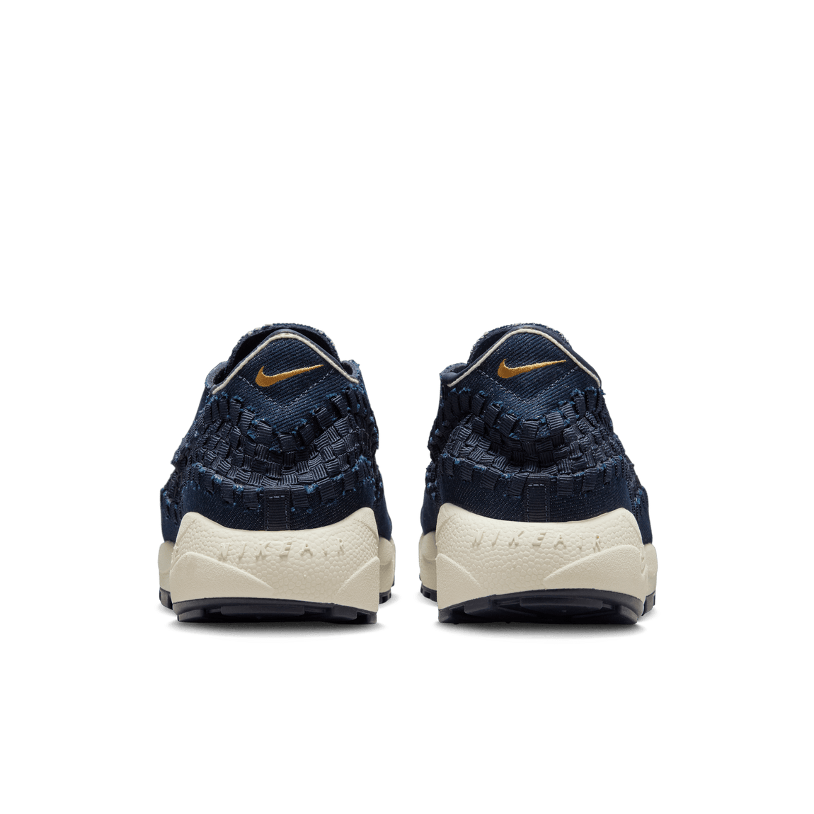 Women's Nike Air Footscape Woven (Denim/Wheat Gold-Obsidian-Coconut Milk) - Women's Nike Air Footscape Woven (Denim/Wheat Gold-Obsidian-Coconut Milk) - 