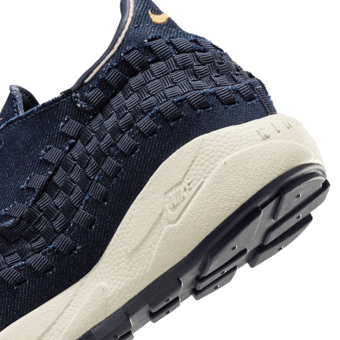 Women's Nike Air Footscape Woven (Denim/Wheat Gold-Obsidian-Coconut Milk) - Women's Nike Air Footscape Woven (Denim/Wheat Gold-Obsidian-Coconut Milk) - 