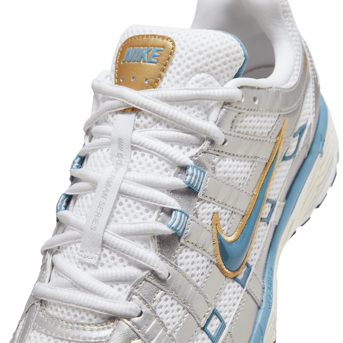 Nike P-6000 (White/Aegean Storm-Metallic Silver) - Nike P-6000 (White/Aegean Storm-Metallic Silver) - 