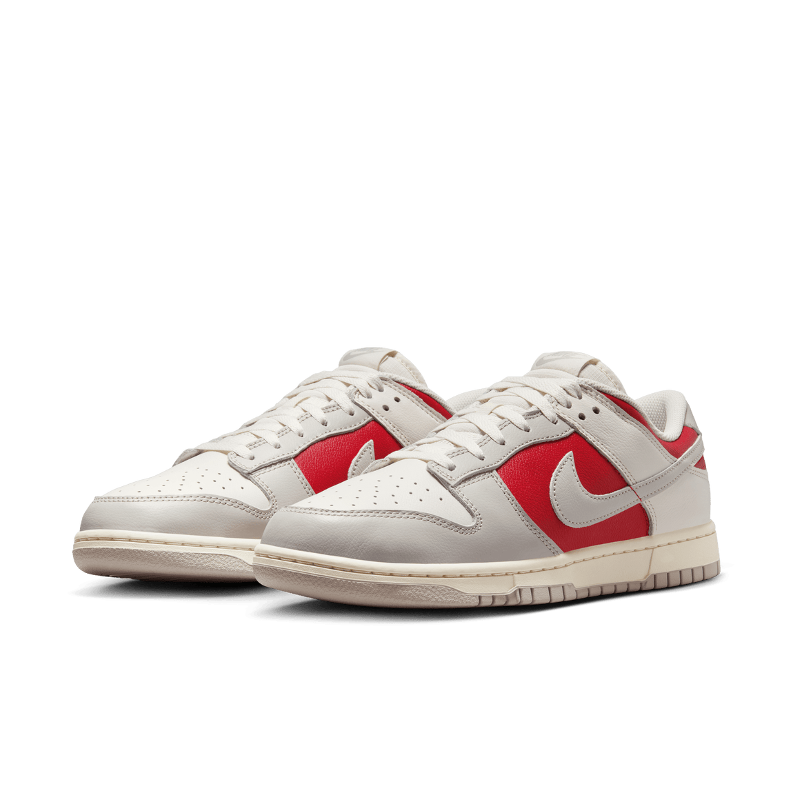 Nike Dunk Low Retro (Phantom/Lt Iron Ore-Gym Red-Pale Ivory) - Nike Dunk Low Retro (Phantom/Lt Iron Ore-Gym Red-Pale Ivory) - 