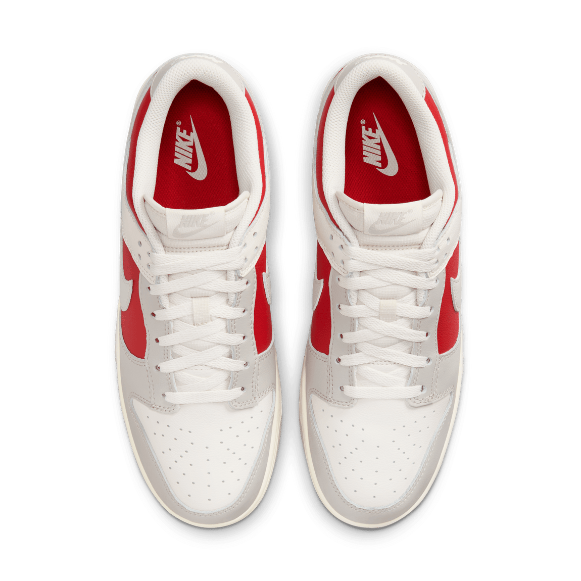 Nike Dunk Low Retro (Phantom/Lt Iron Ore-Gym Red-Pale Ivory) - Nike Dunk Low Retro (Phantom/Lt Iron Ore-Gym Red-Pale Ivory) - 