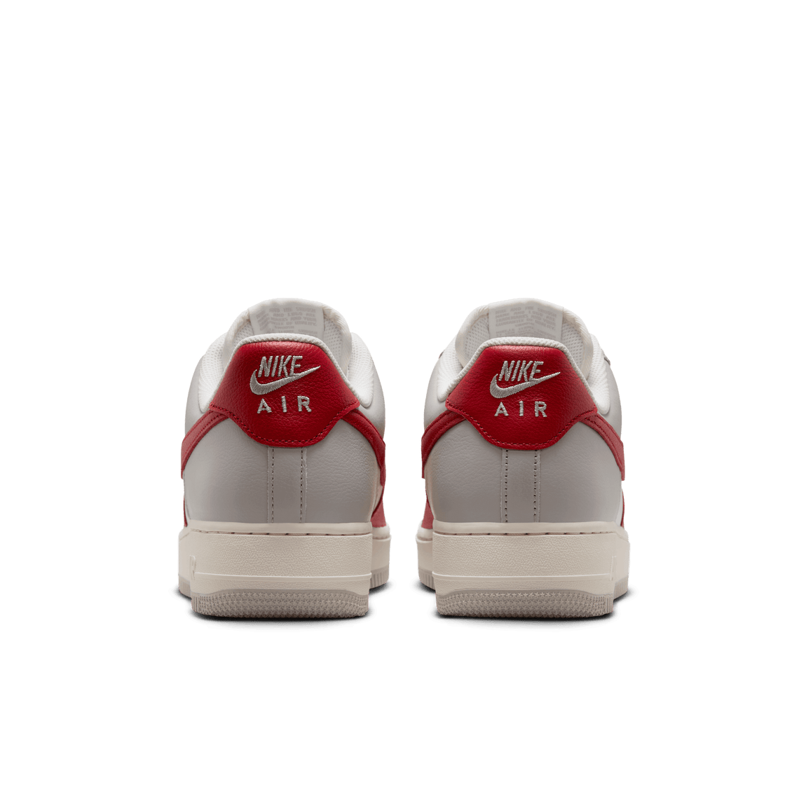 Nike Air Force 1 '07 LV8 (Lt Iron Ore/Gym Red-Pale Ivory-Phantom) - Nike Air Force 1 '07 LV8 (Lt Iron Ore/Gym Red-Pale Ivory-Phantom) - 