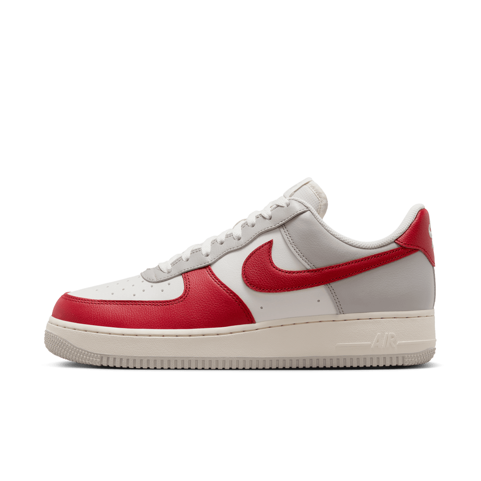 Nike Air Force 1 '07 LV8 (Lt Iron Ore/Gym Red-Pale Ivory-Phantom) - APRIL SALE