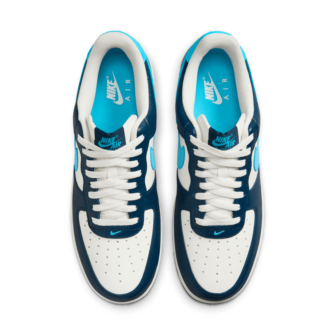 Nike Air Force 1 '07 (Armory Navy/Baltic Blue-Sail-Pale Ivory) - Nike Air Force 1 '07 (Armory Navy/Baltic Blue-Sail-Pale Ivory) - 