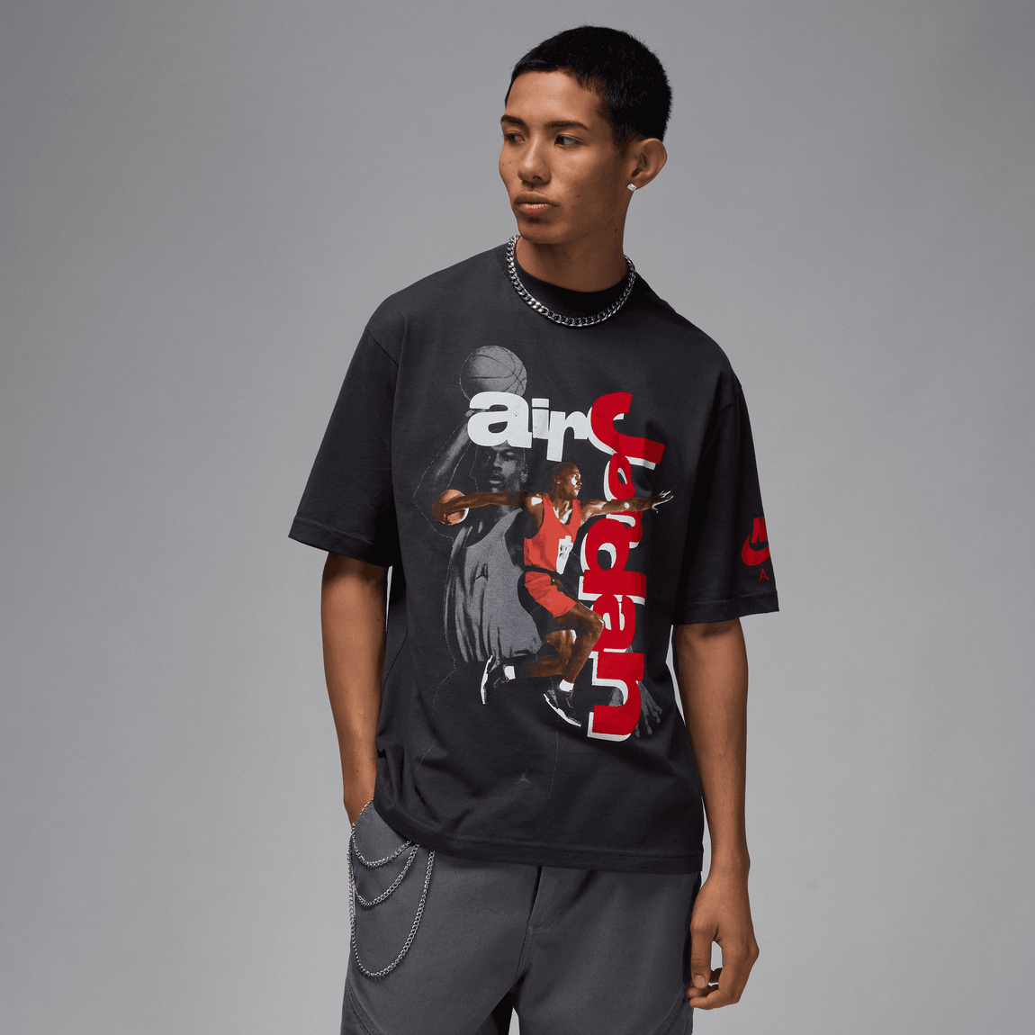 Jordan MJ STMT 1985 SS Tee (Black) - Jordan MJ STMT 1985 SS Tee (Black) - 