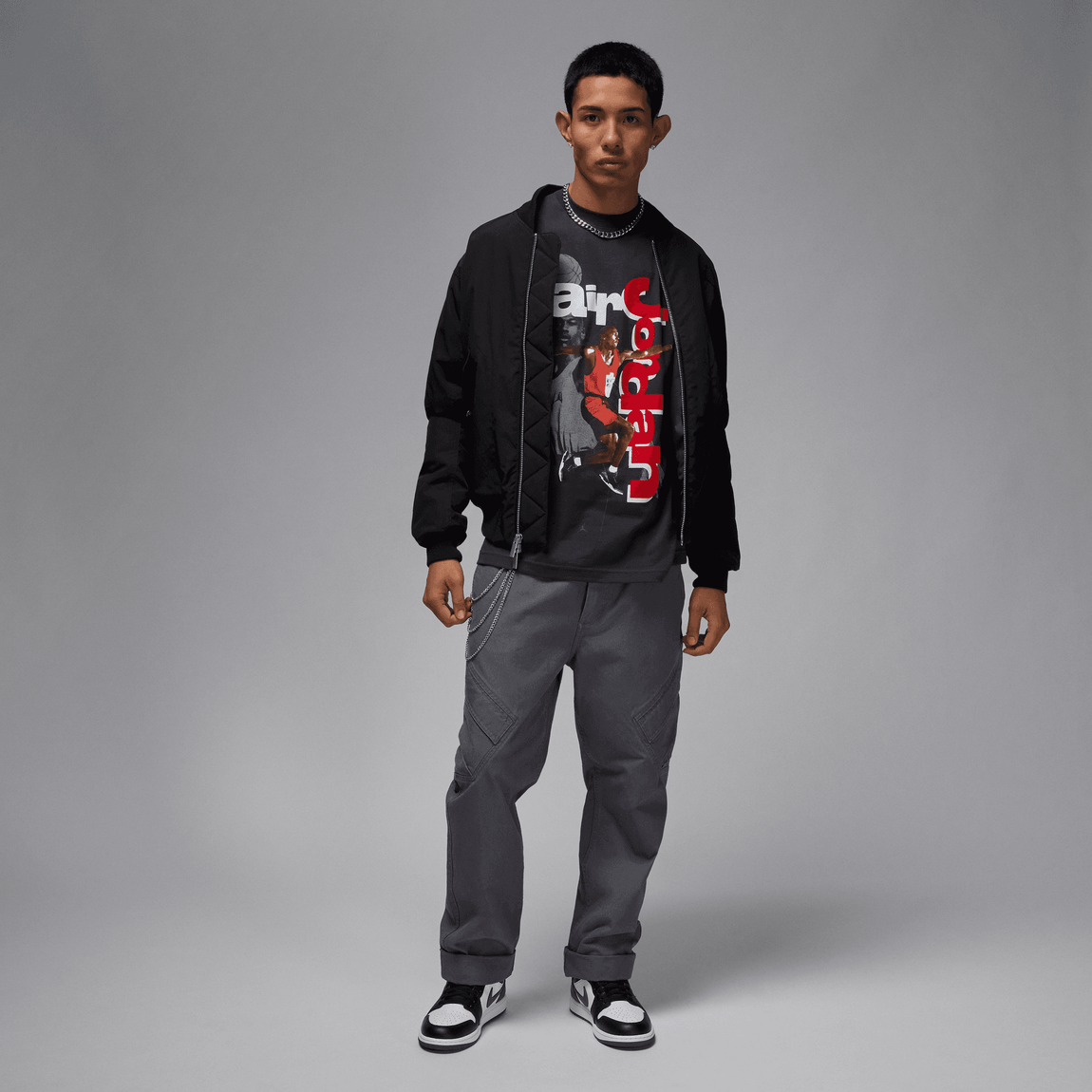 Jordan MJ STMT 1985 SS Tee (Black) - Jordan MJ STMT 1985 SS Tee (Black) - 