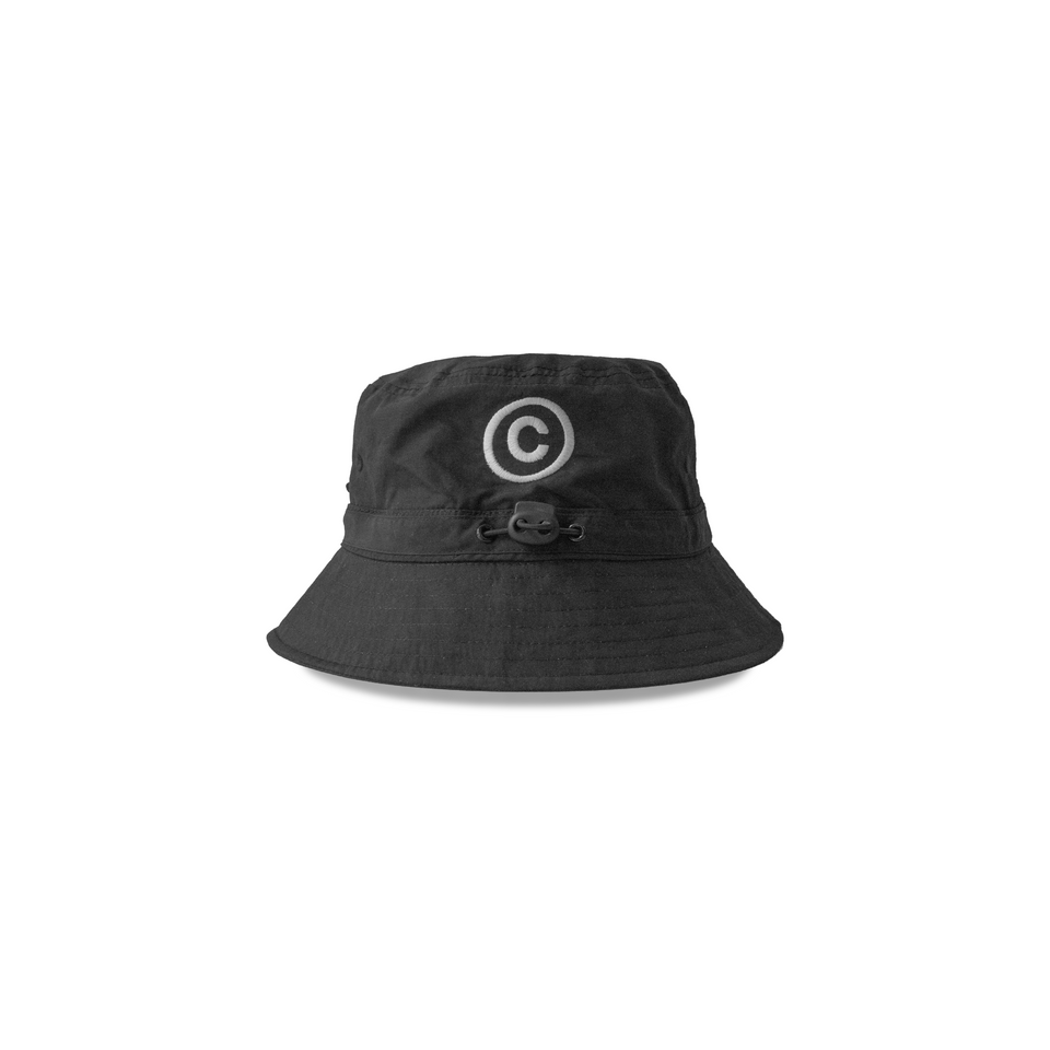 Centre X Malbon Golf Evergreen Nylon Bucket Hat (Black) - In-Stock