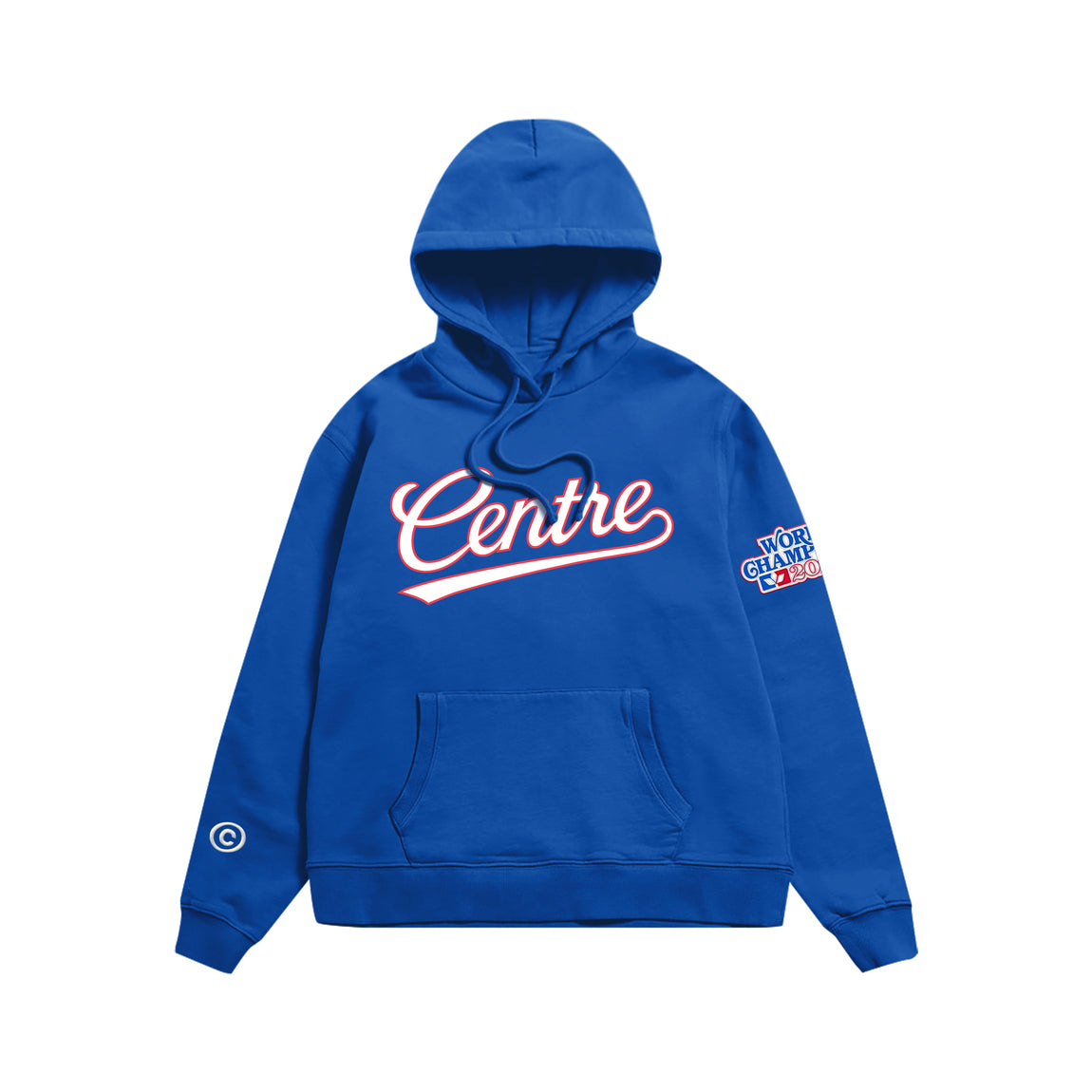 Centre World Champs Script Hoodie (Blue) - Centre World Champs Script Hoodie (Blue) - 