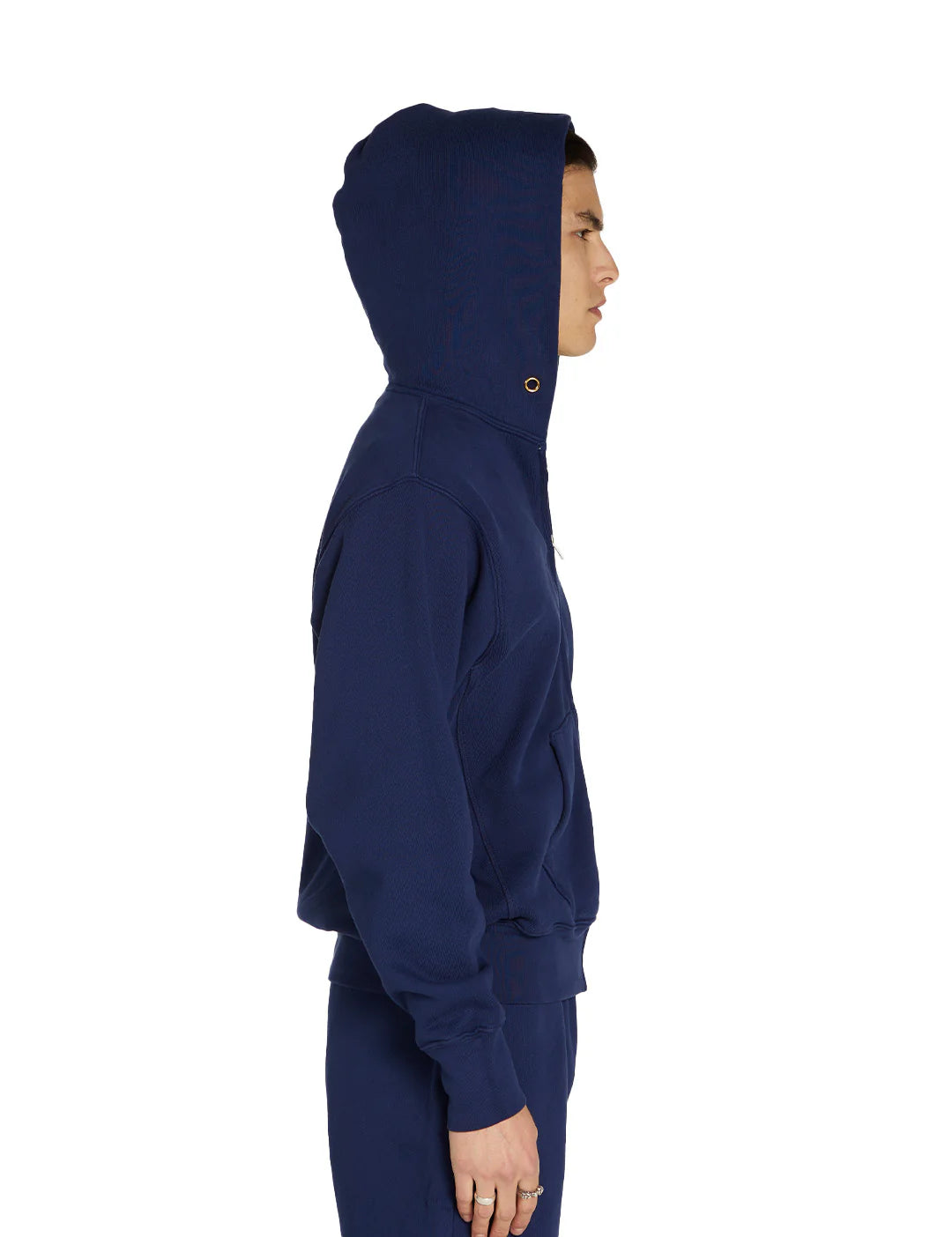 Les Tien Heavyweight Zip Hoodie (Lapis) - Les Tien Heavyweight Zip Hoodie (Lapis) - 