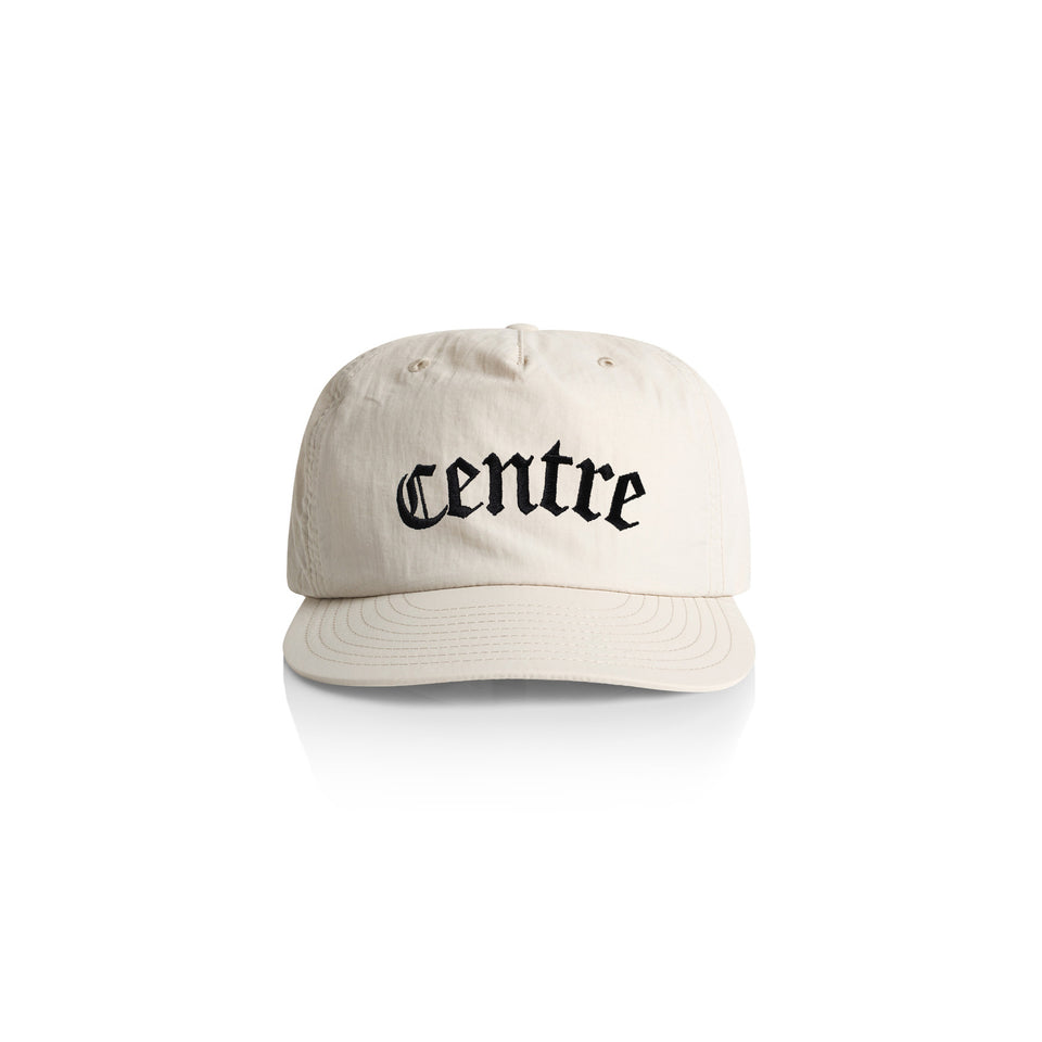 Centre Blackletter Hat (Ivory) - In-Stock