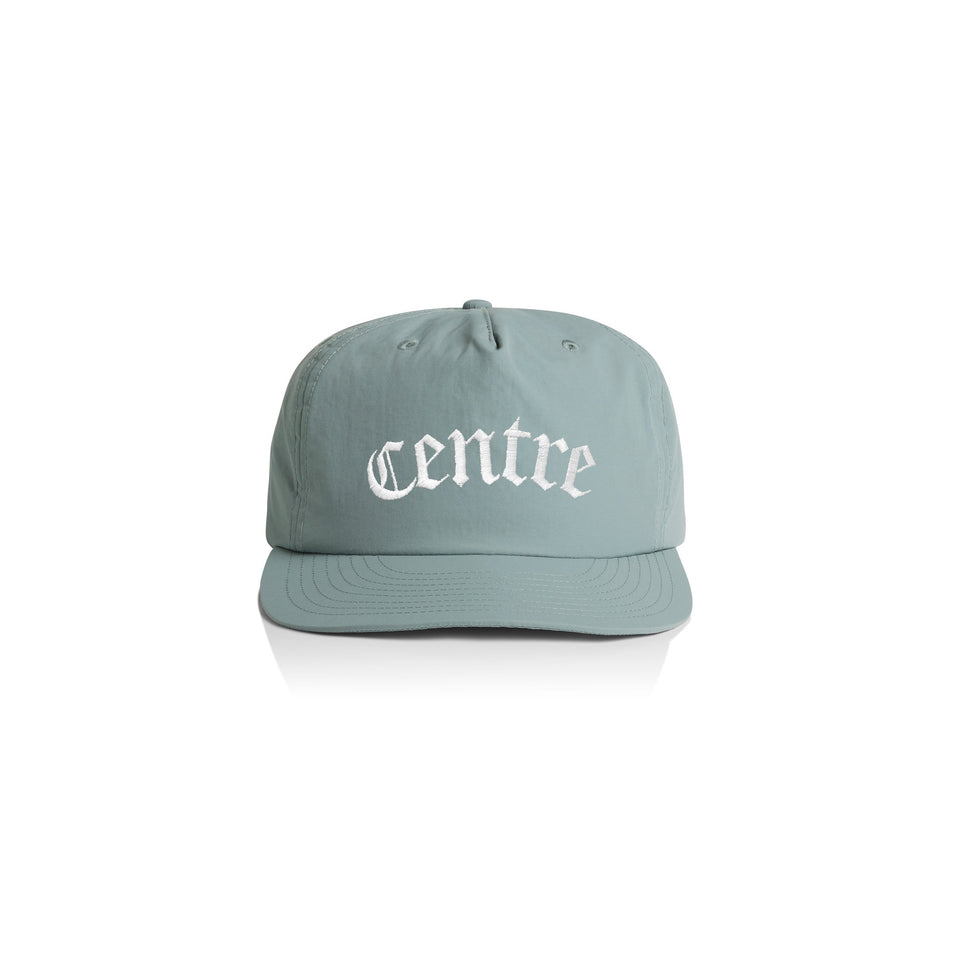 Centre Blackletter Hat (Mineral Blue) - In-Stock