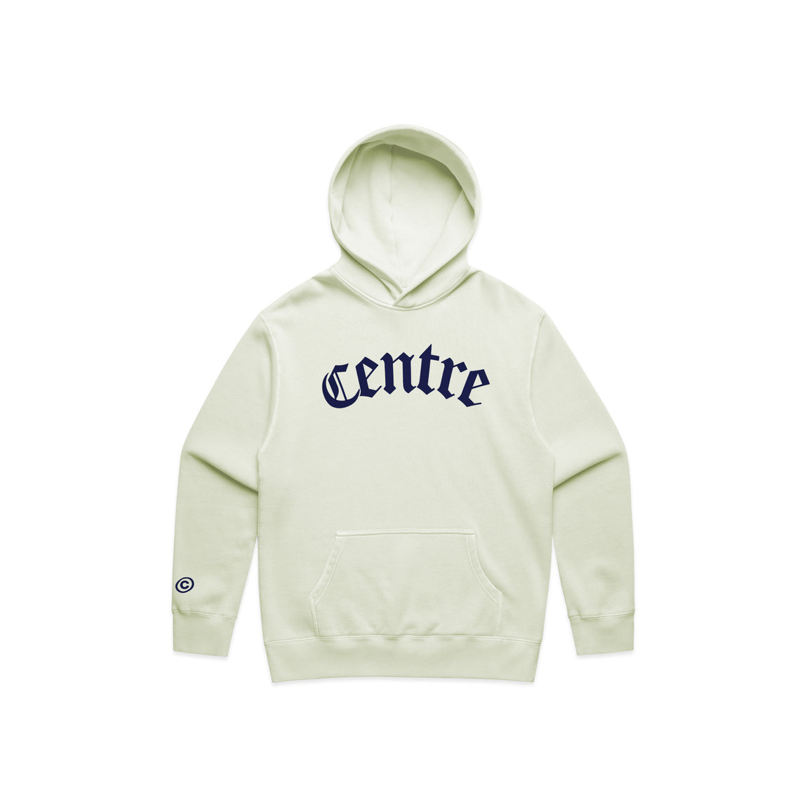 Centre Blackletter Hoodie (Honeydew) - Centre Blackletter Hoodie (Honeydew) - 