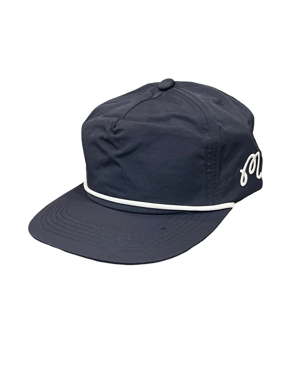 Malbon Golf Evergreen Nylon Rope Hat (Navy) - Malbon Golf Evergreen Nylon Rope Hat (Navy) - 