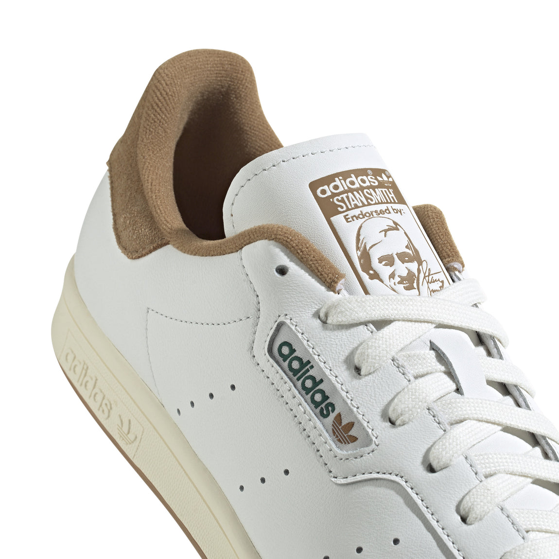 Adidas Stan Smith (Core White/Core White/Brown Desert) - Adidas Stan Smith (Core White/Core White/Brown Desert) - 