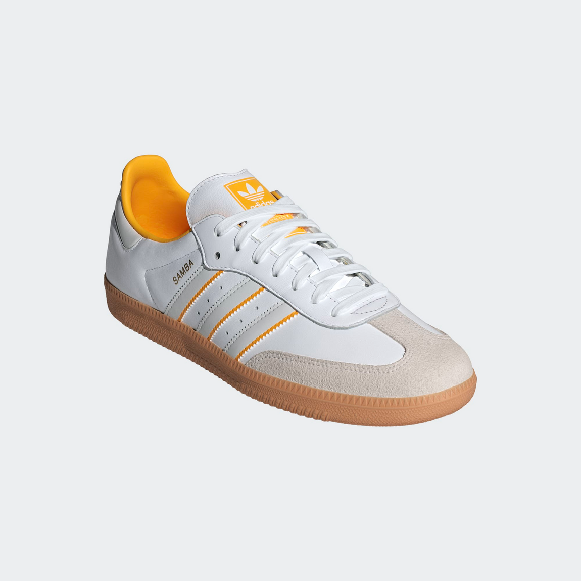 Adidas Samba OG (Cloud White/Crystal White/Crew Yellow) - Adidas Samba OG (Cloud White/Crystal White/Crew Yellow) - 