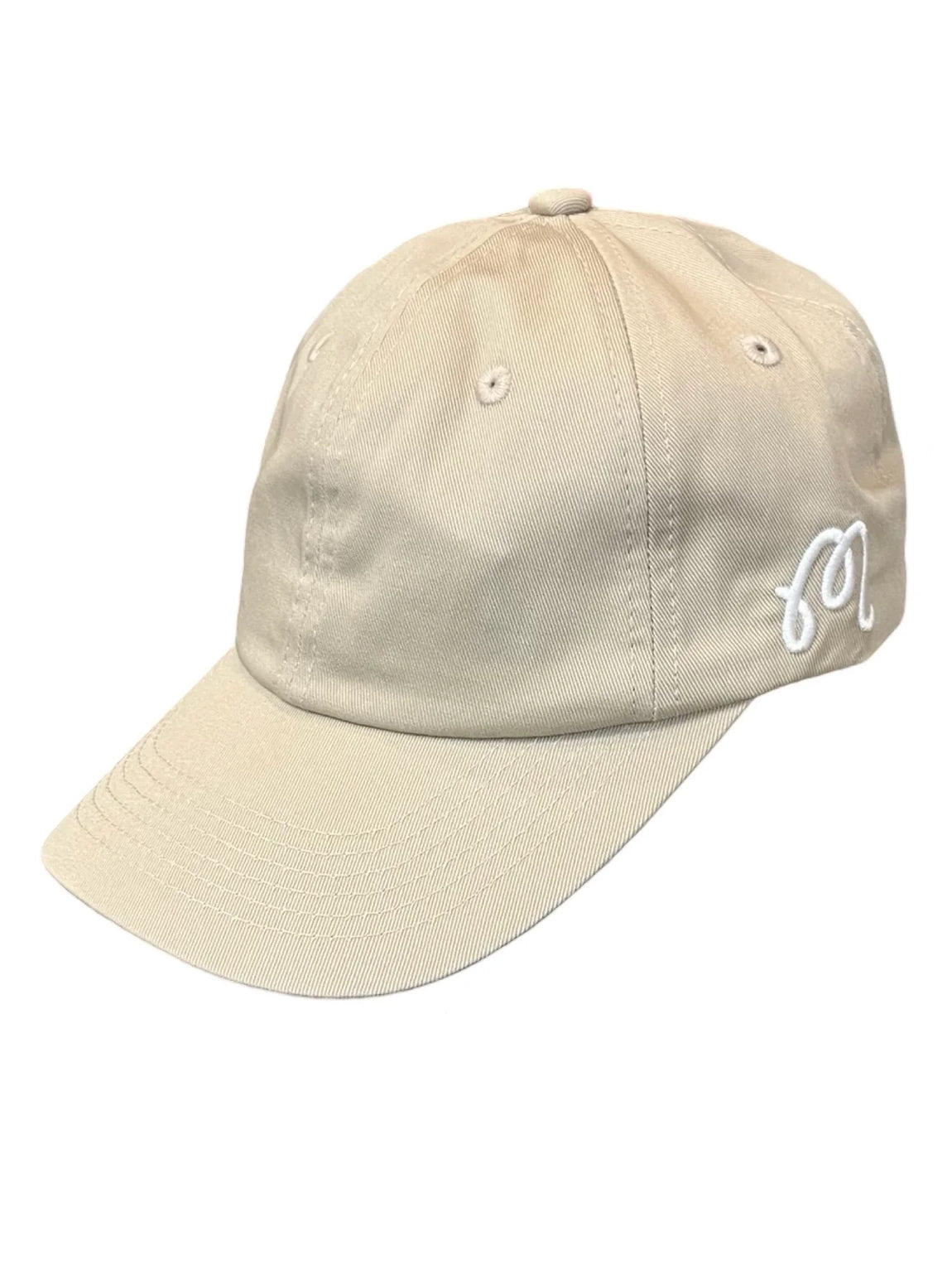 Malbon Golf Evergreen Washed Cotton Twill Hat (Sand) - Malbon Golf Evergreen Washed Cotton Twill Hat (Sand) - 