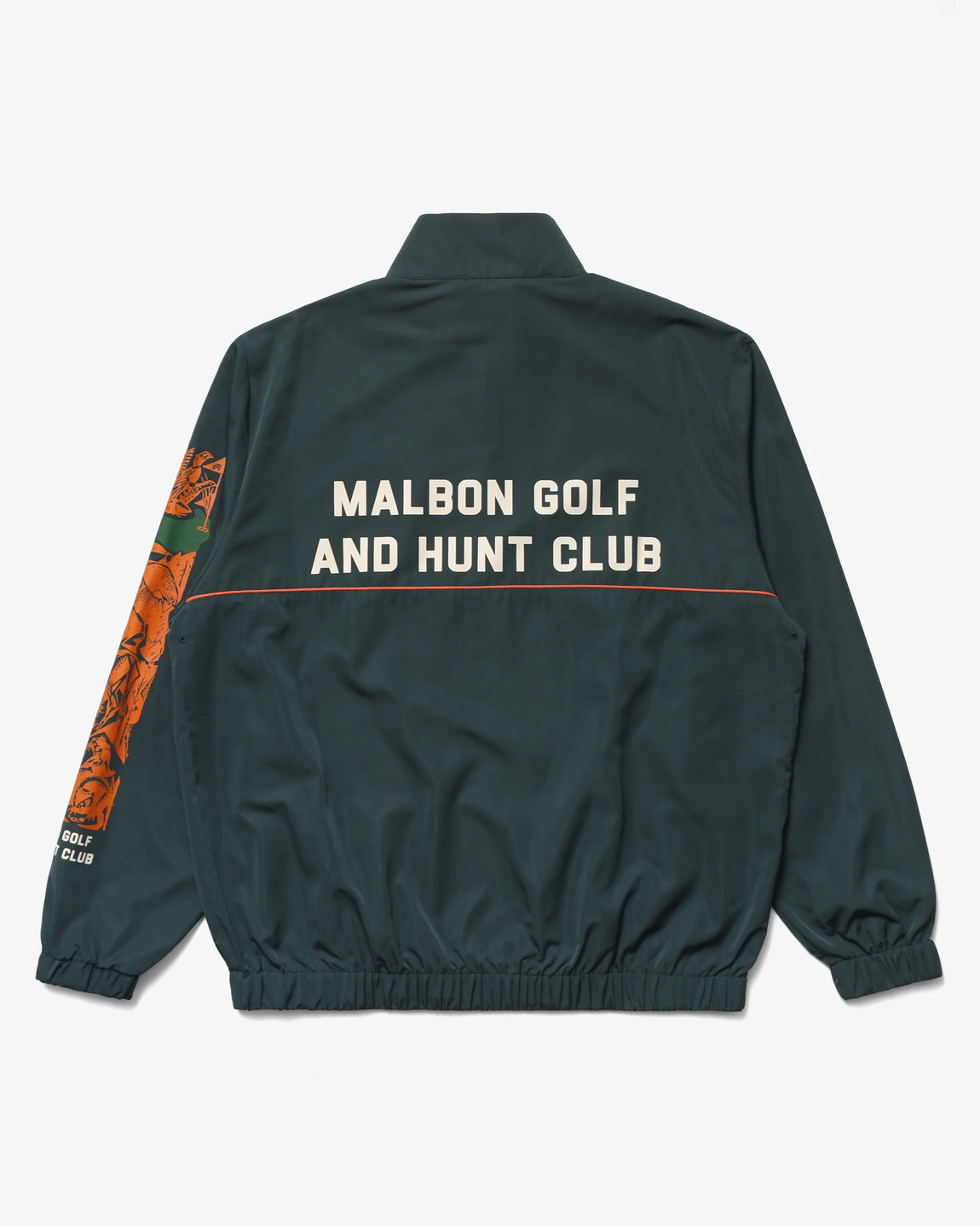 Malbon Golf Hunt Club Windbreaker (Forest Green) - Malbon Golf Hunt Club Windbreaker (Forest Green) - 