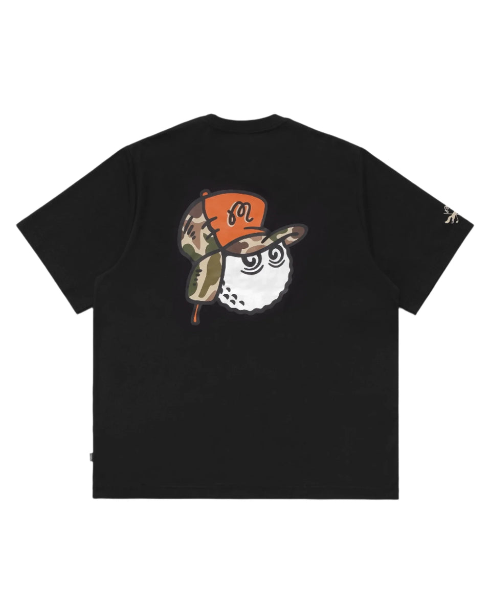 Malbon Golf Fudd Buckets SS Pockets Tee (Black) - Men