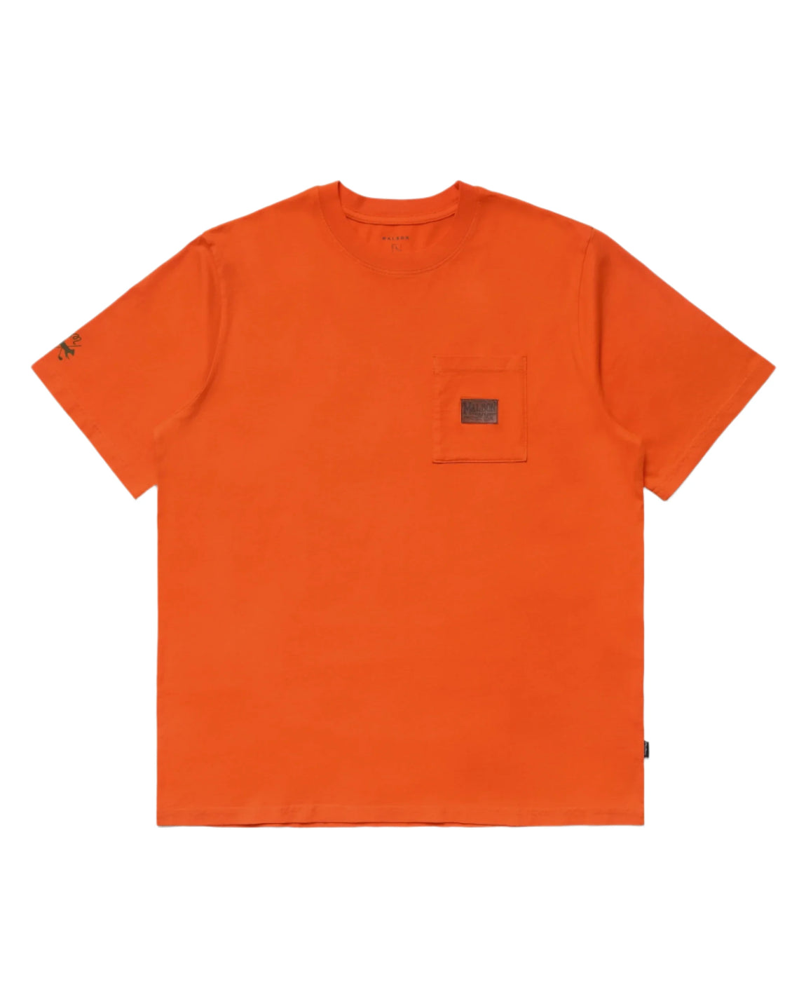 Malbon Golf Fudd Buckets SS Pockets Tee (Orange) - Malbon Golf Fudd Buckets SS Pockets Tee (Orange) - 