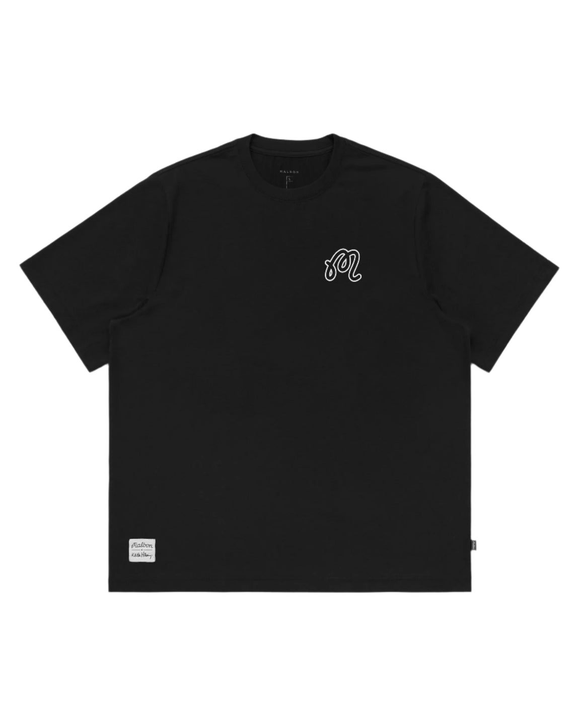 Malbon Golf X Keith Haring Short Sleeve Tee (Black) - Malbon Golf X Keith Haring Short Sleeve Tee (Black) - 