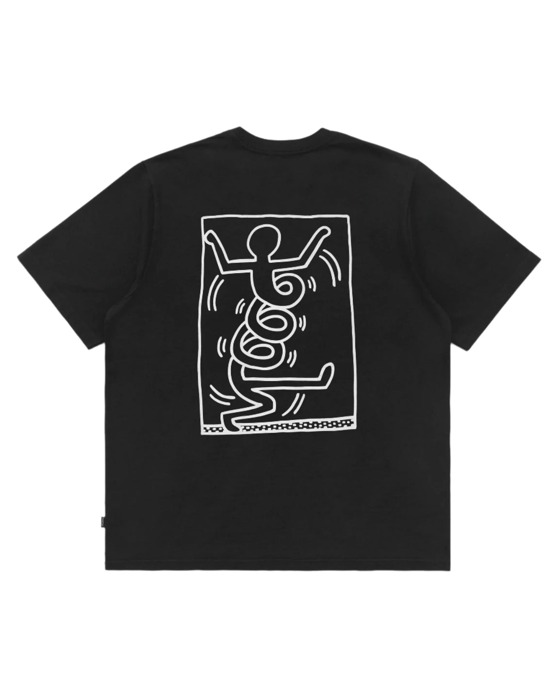 Malbon Golf X Keith Haring Short Sleeve Tee (Black) - Malbon Golf X Keith Haring Short Sleeve Tee (Black) - 