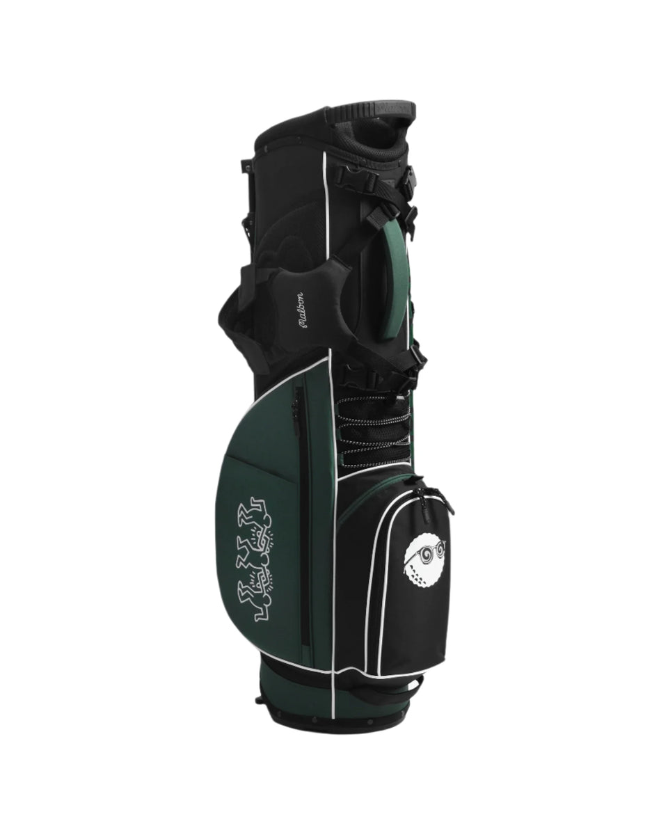 Malbon Golf x Keith Haring Performance Golf Bag (Black/Green) - In-Stock