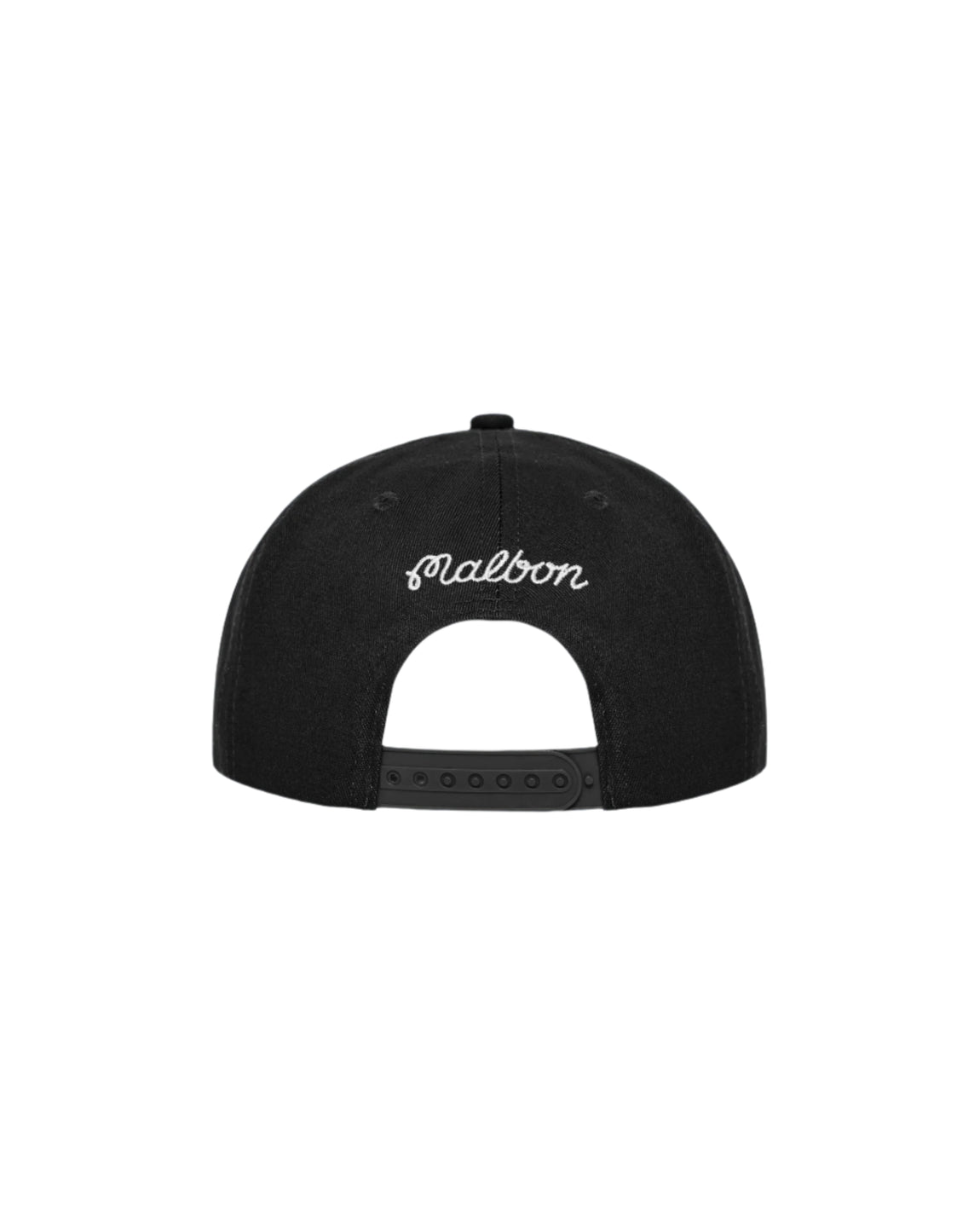 Malbon Golf M Script Chainstitch Painters Hat (Black) - Malbon Golf M Script Chainstitch Painters Hat (Black) - 