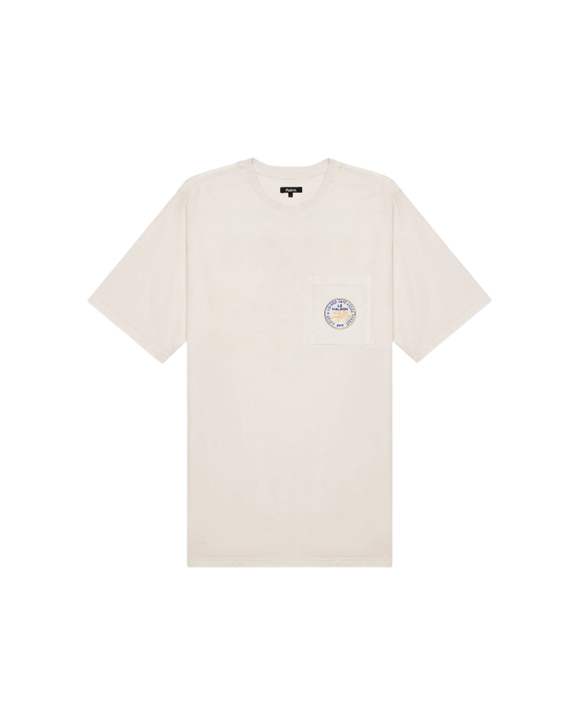 Malbon Golf Citron Pocket T-Shirt (Ivory) - Malbon Golf Citron Pocket T-Shirt (Ivory) - 