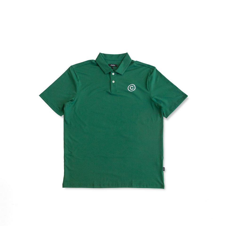 Centre X Malbon Golf Evergreen Performance Pique Polo (Evergreen) - In-Stock