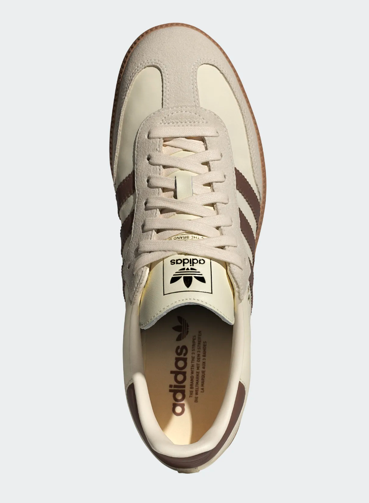 Adidas Samba OG (Cream White/Brown/White) - Adidas Samba OG (Cream White/Brown/White) - 