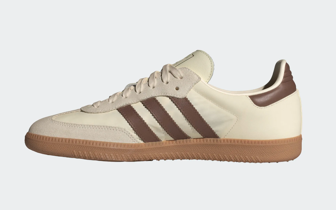 Adidas Samba OG (Cream White/Brown/White) - Adidas Samba OG (Cream White/Brown/White) - 