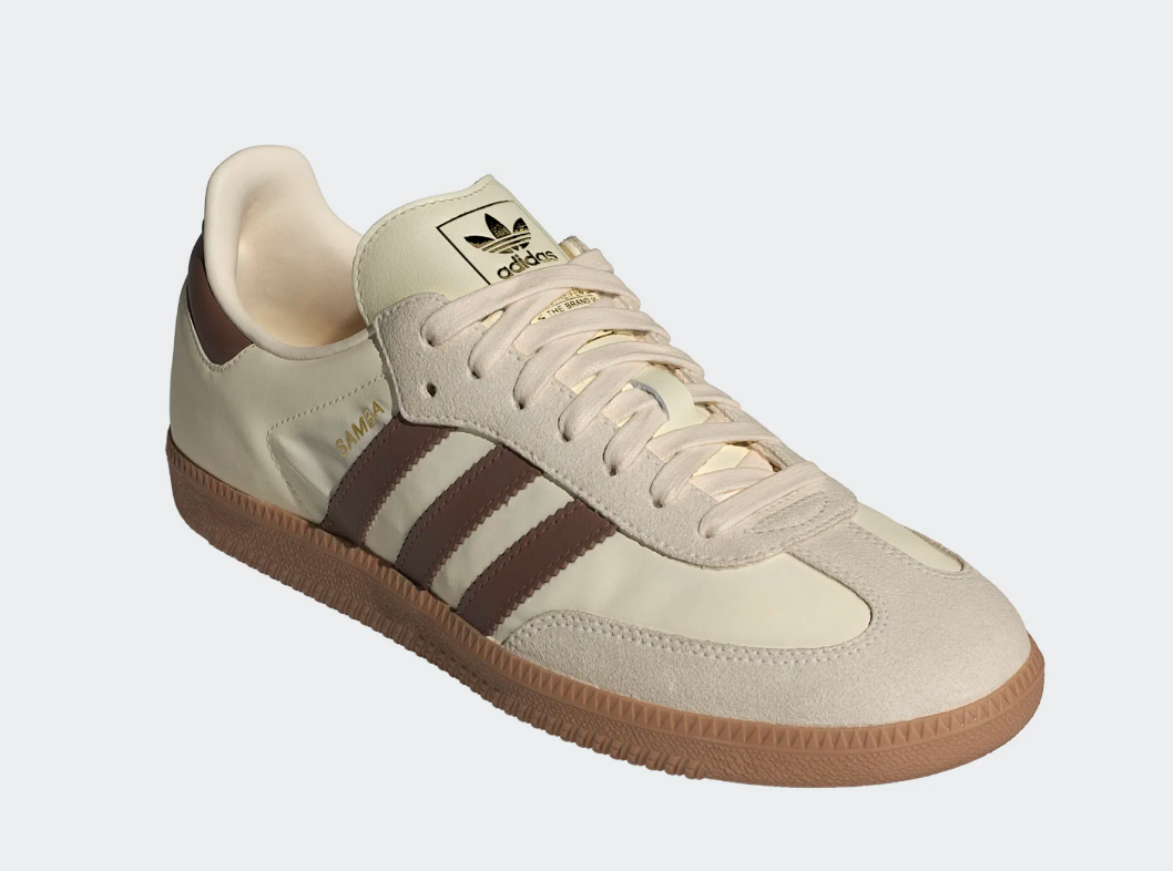 Adidas Samba OG Cream White Brown White Centre